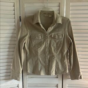 Rubbish Beige soft corduroy Jacket Large